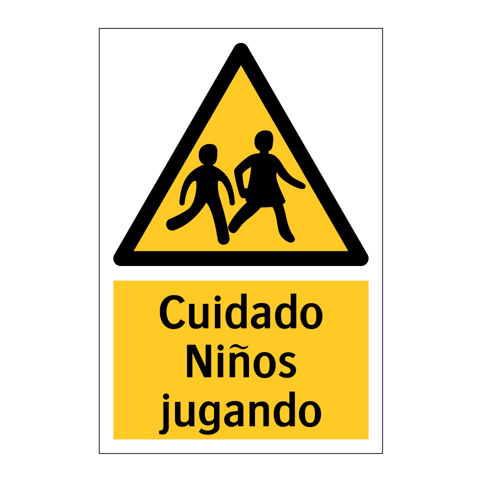 Cuidado Niños jugando
