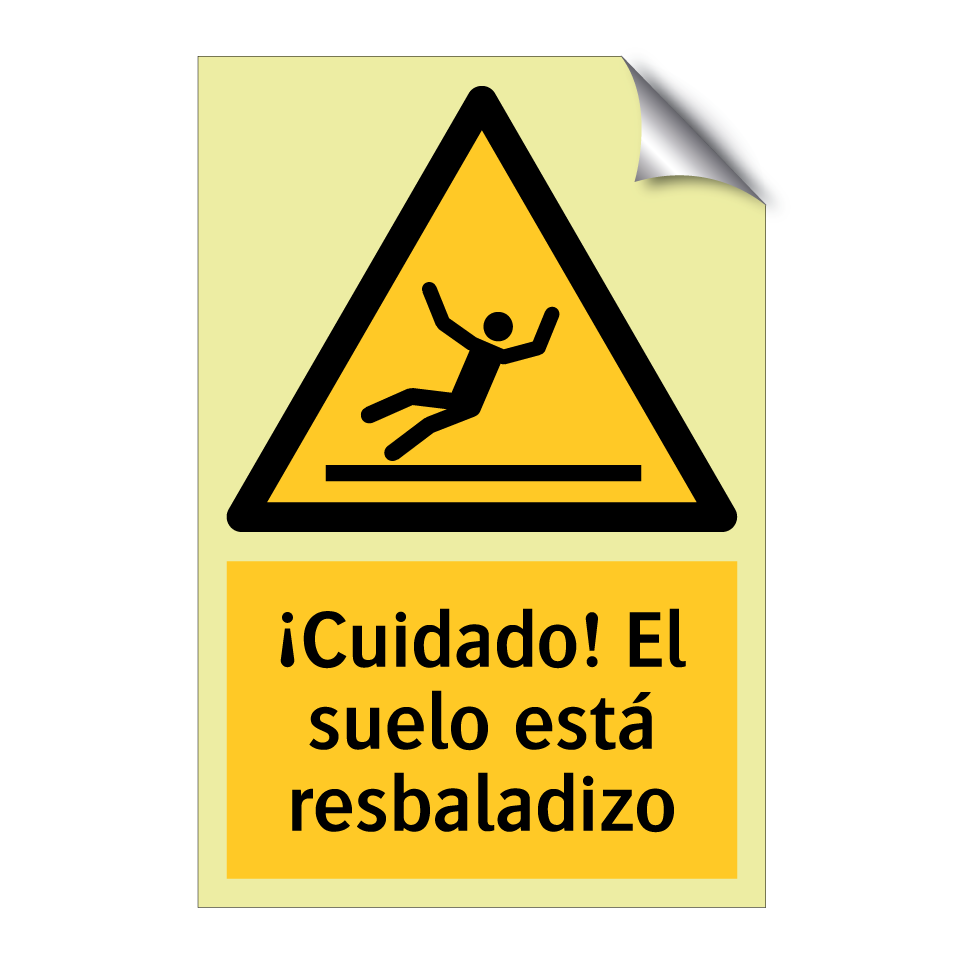 ¡Cuidado! El suelo está resbaladizo