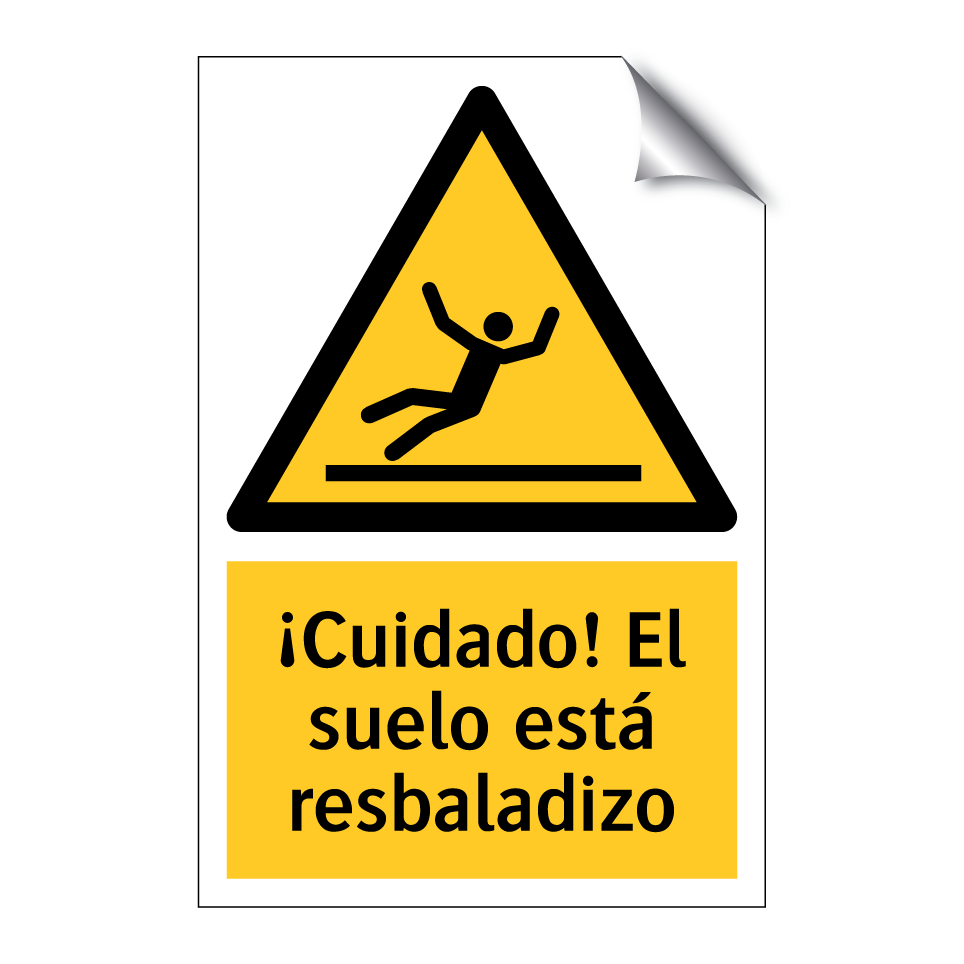 ¡Cuidado! El suelo está resbaladizo