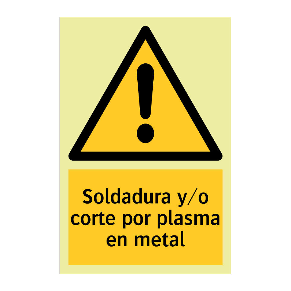 Soldadura y/o corte por plasma en metal