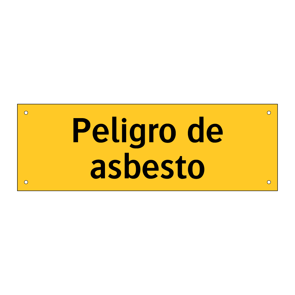 Peligro de asbesto