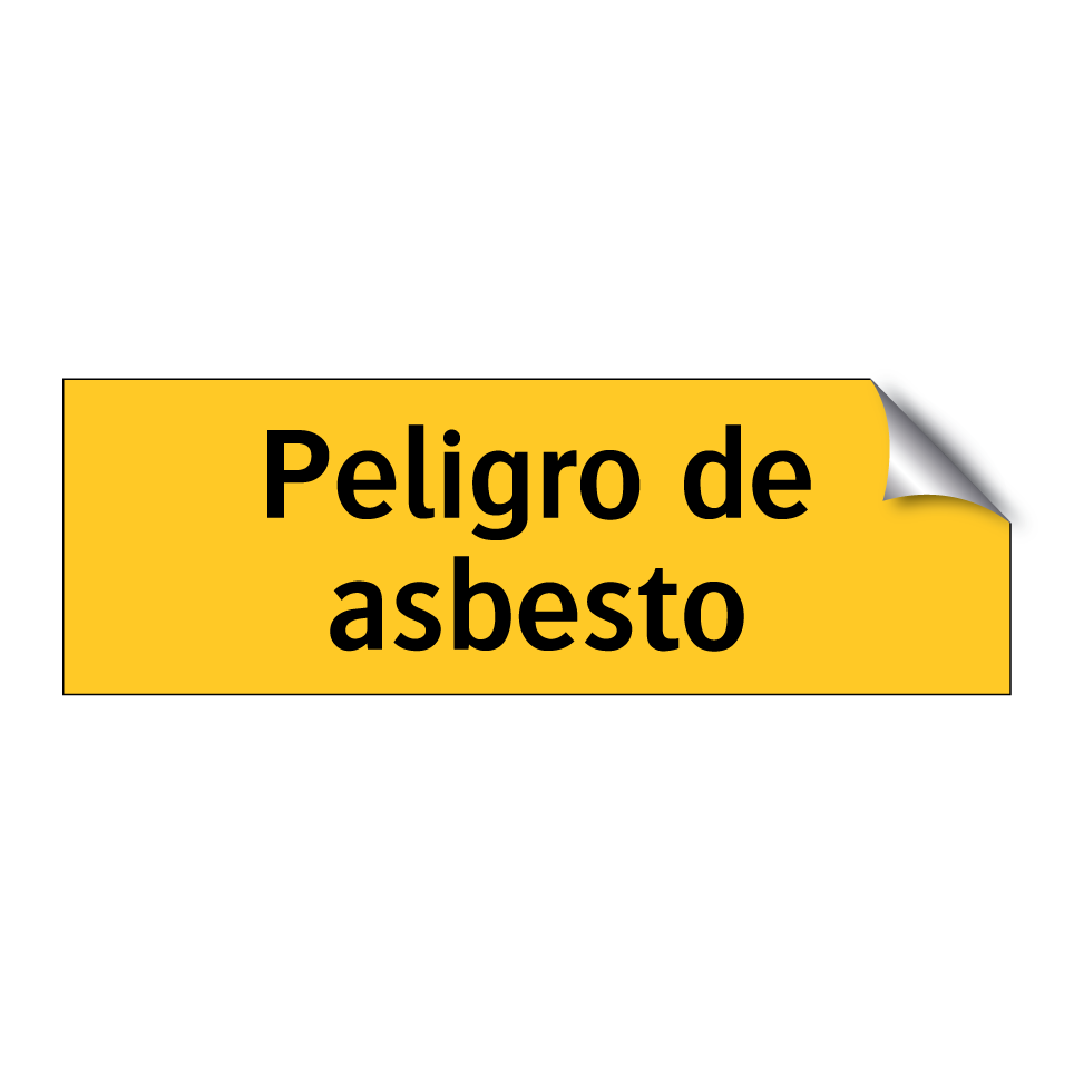 Peligro de asbesto