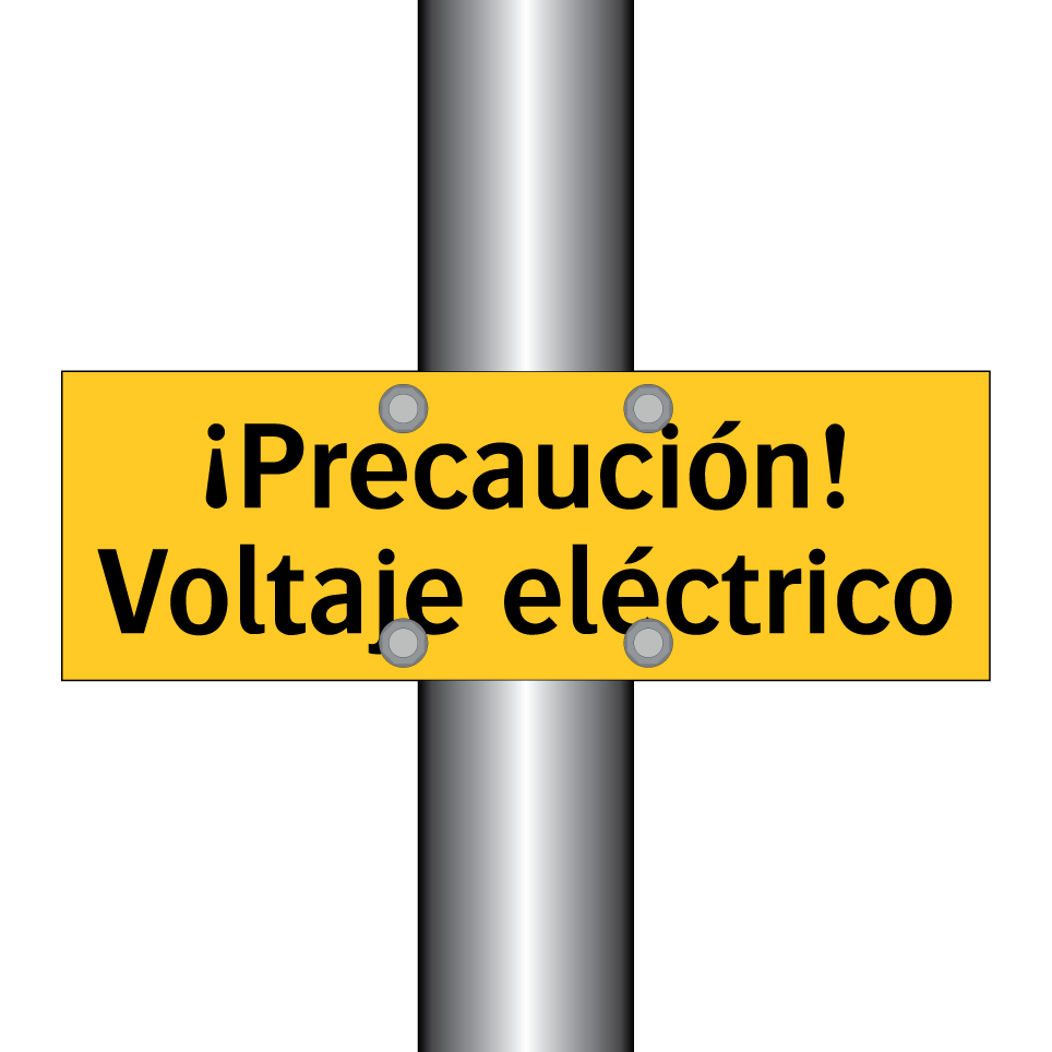 ¡Precaución! Voltaje eléctrico