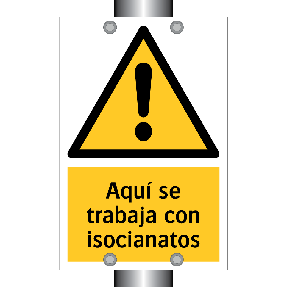 Aquí se trabaja con isocianatos