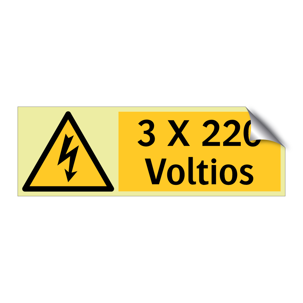 3 X 220 Voltios