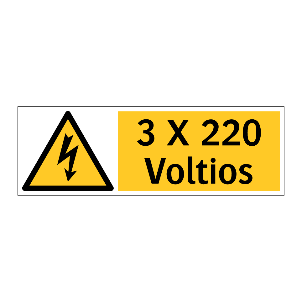 3 X 220 Voltios