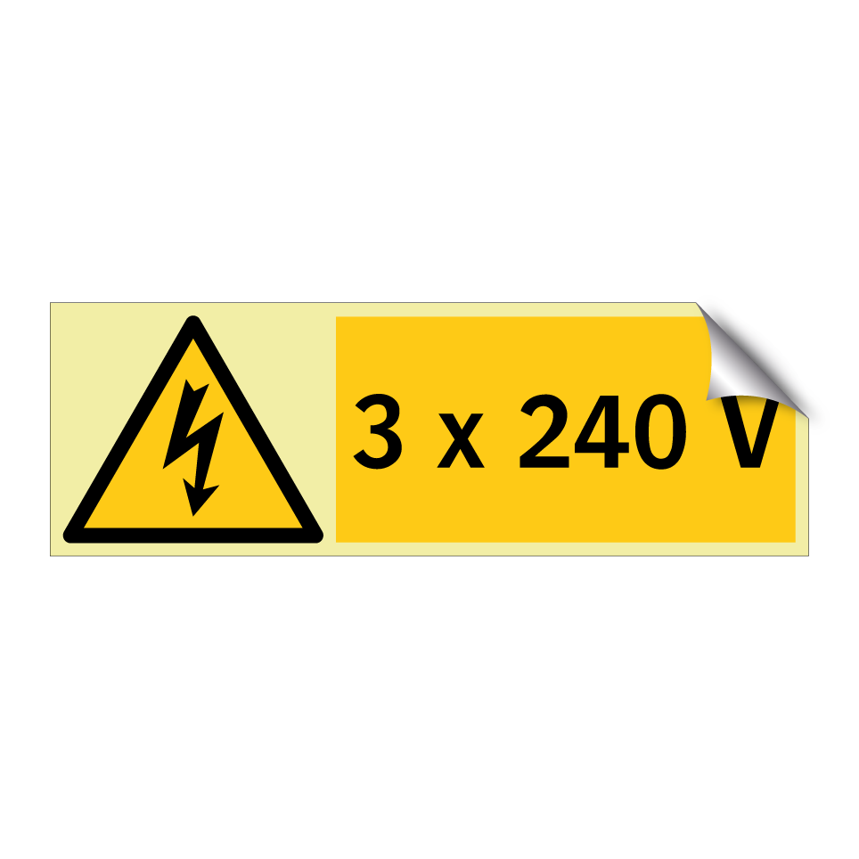 3 x 240 V
