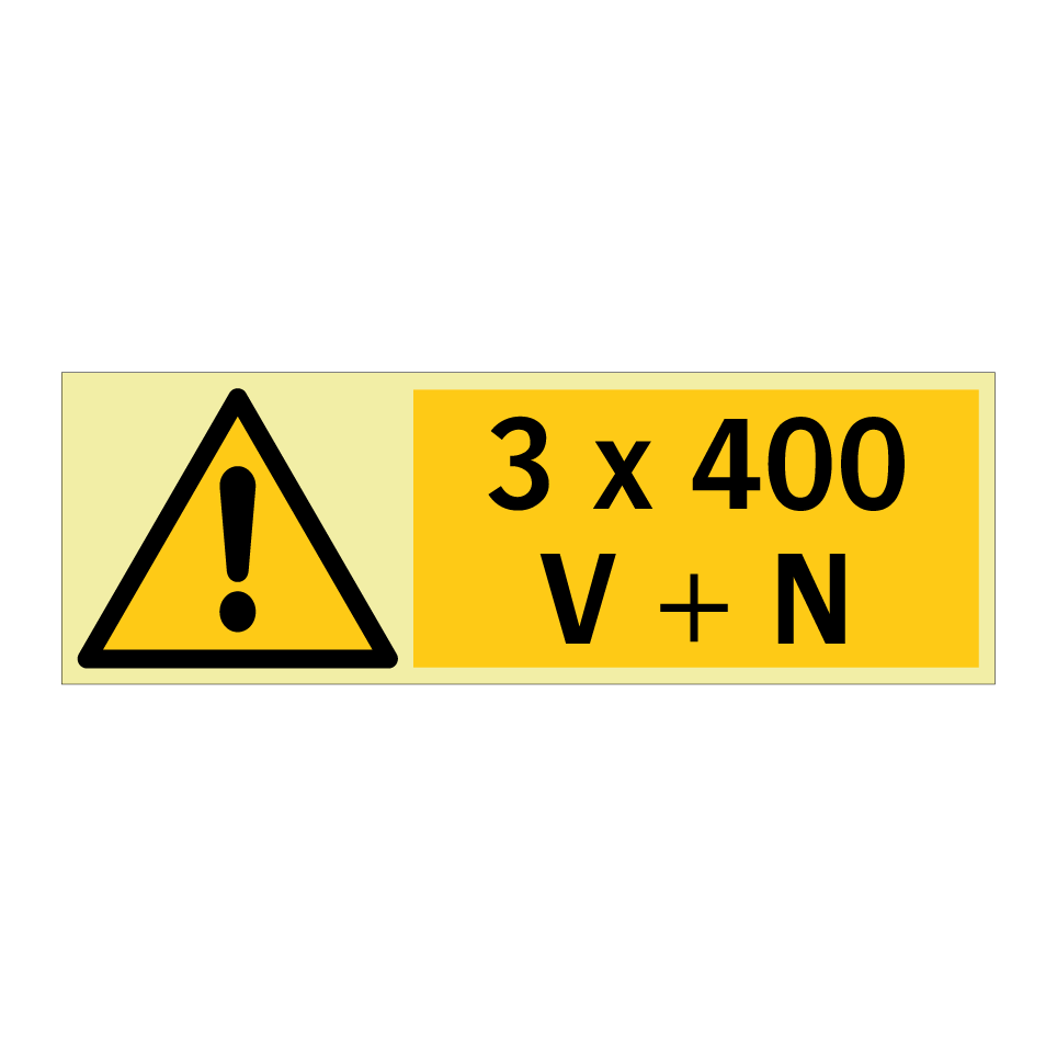 3 x 400 V + N