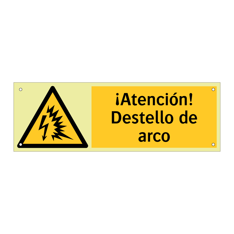 ¡Atención! Destello de arco