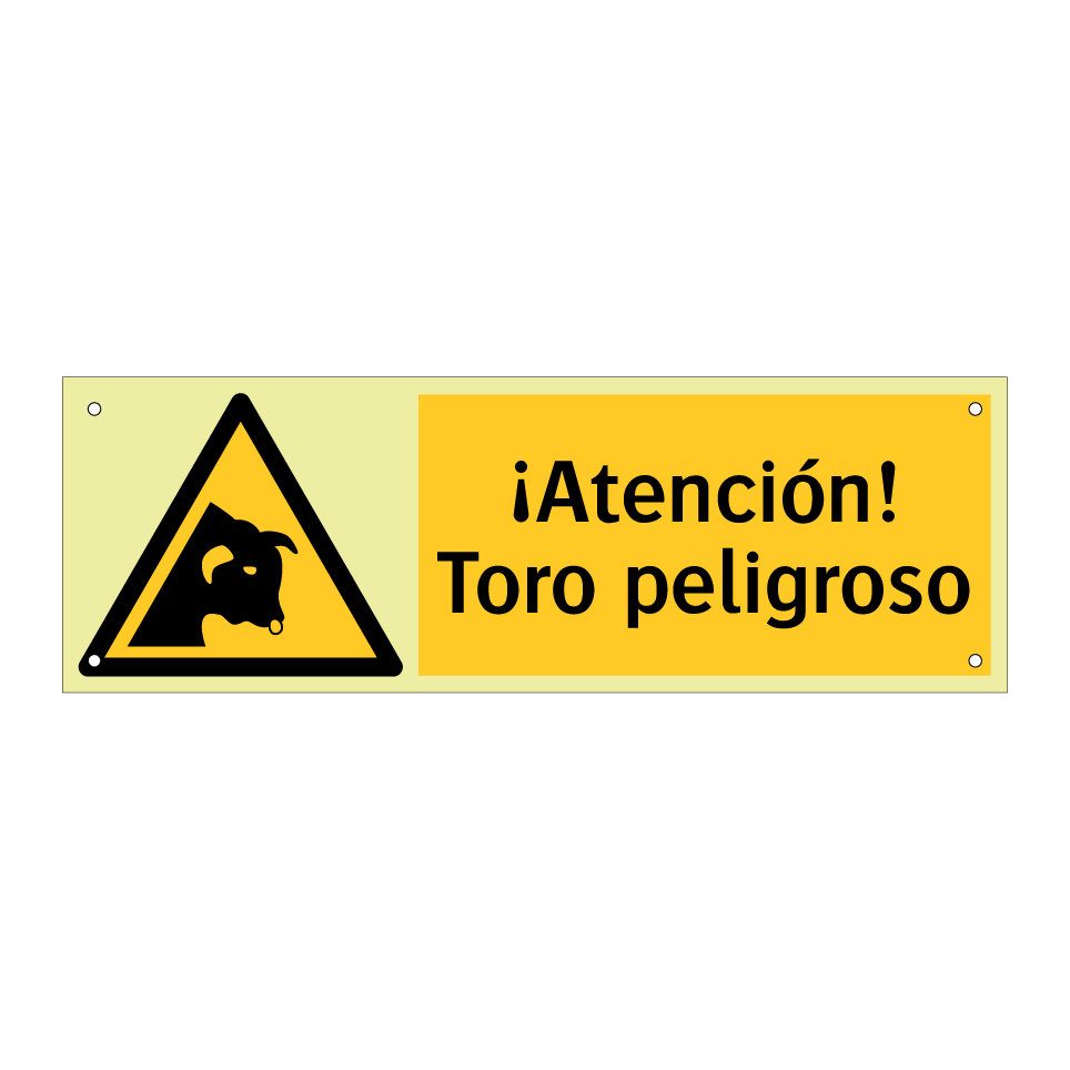 ¡Atención! Toro peligroso