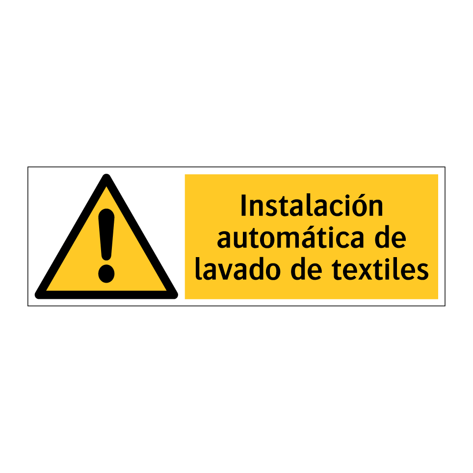 Instalación automática de lavado de textiles
