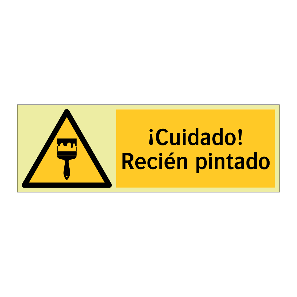 ¡Cuidado! Recién pintado