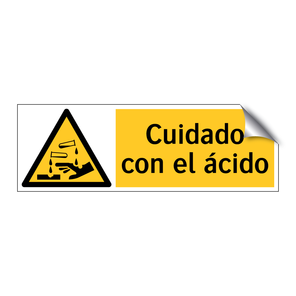 Cuidado con el ácido