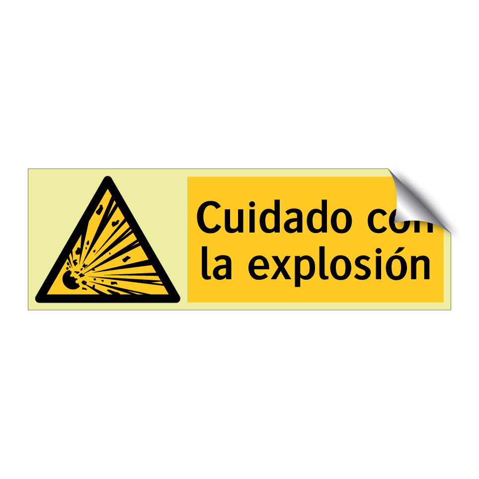 Cuidado con la explosión