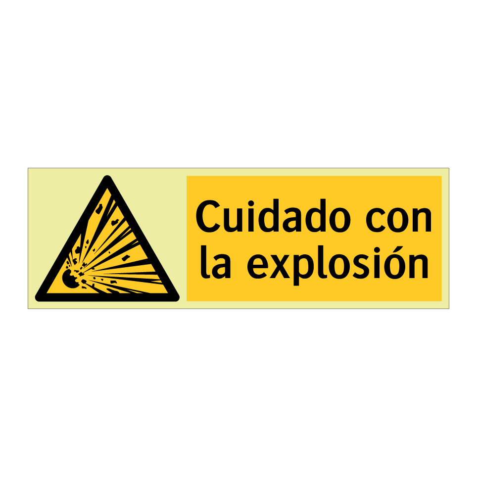 Cuidado con la explosión