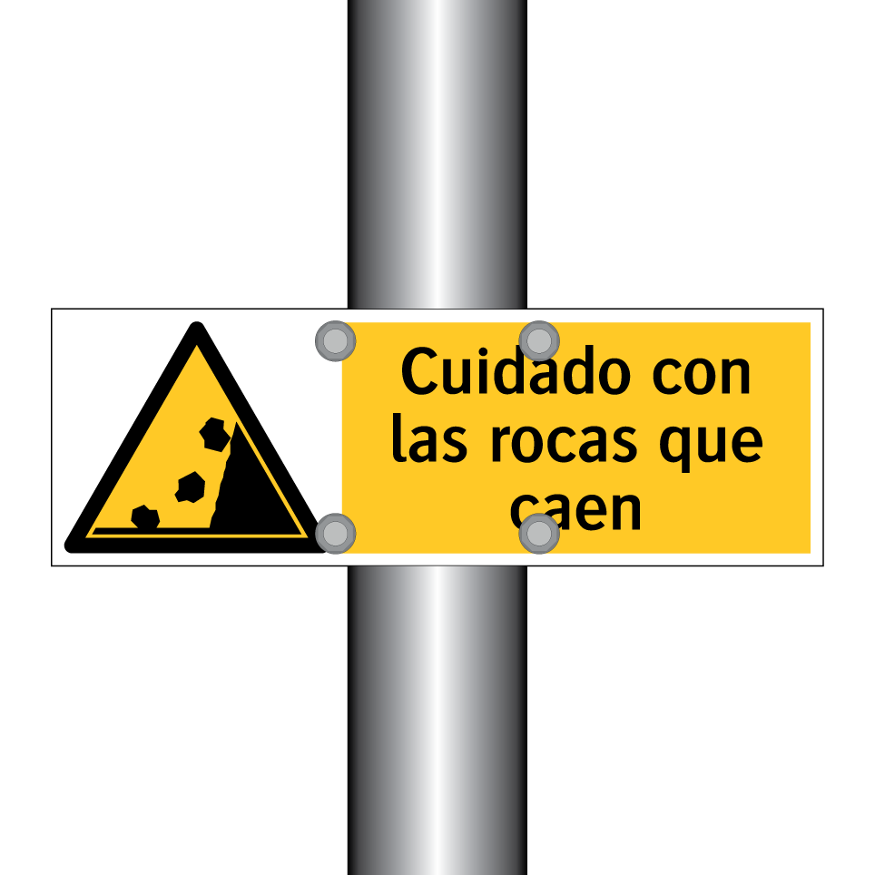 Cuidado con las rocas que caen