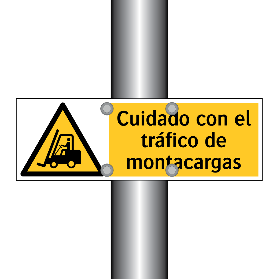 Cuidado con el tráfico de montacargas