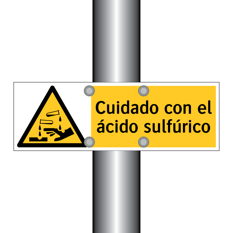 Cuidado con el ácido sulfúrico