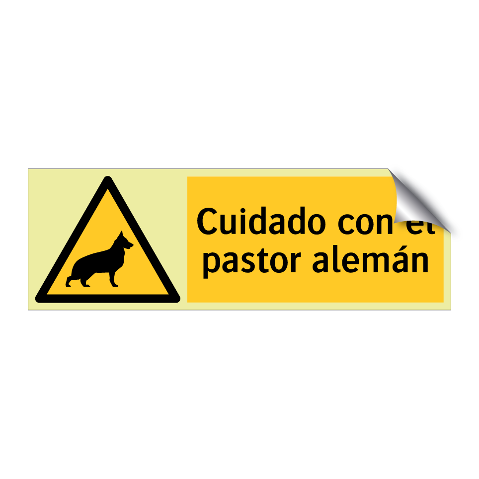 Cuidado con el pastor alemán