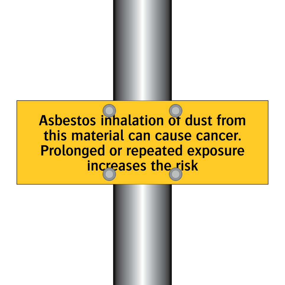 Asbestos inhalation of dust from this material can cause cancer. Prolonged or repeated exposure increases the risk