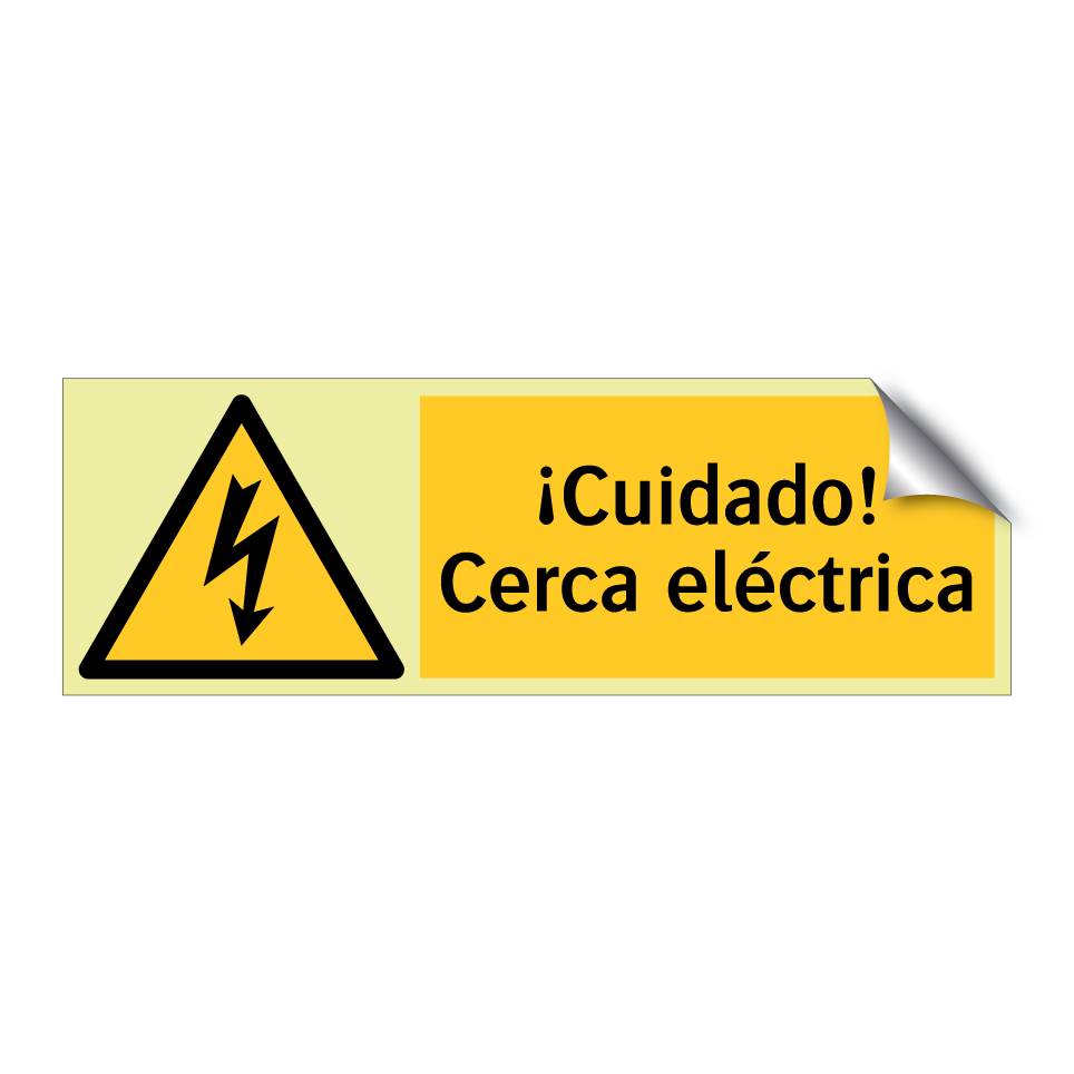 ¡Cuidado! Cerca eléctrica