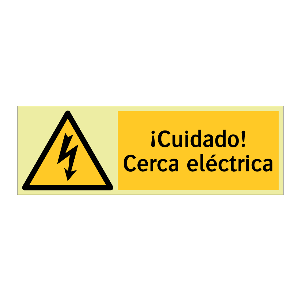 ¡Cuidado! Cerca eléctrica