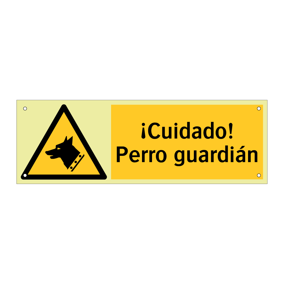 ¡Cuidado! Perro guardián
