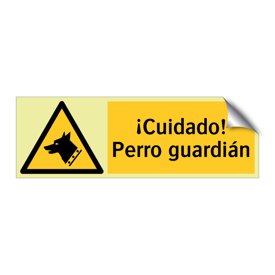 ¡Cuidado! Perro guardián