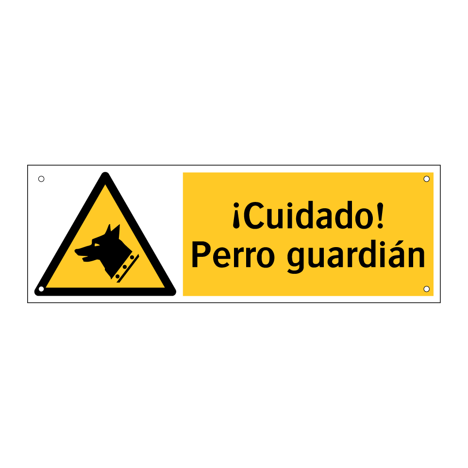 ¡Cuidado! Perro guardián