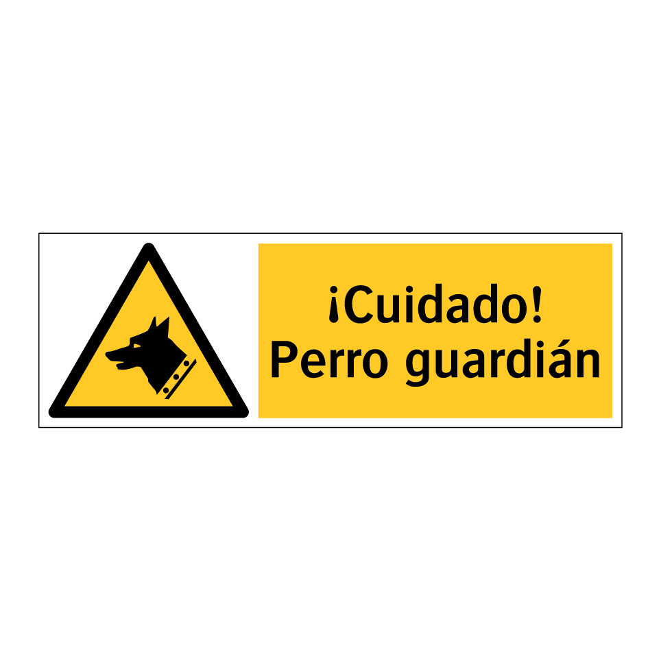 ¡Cuidado! Perro guardián