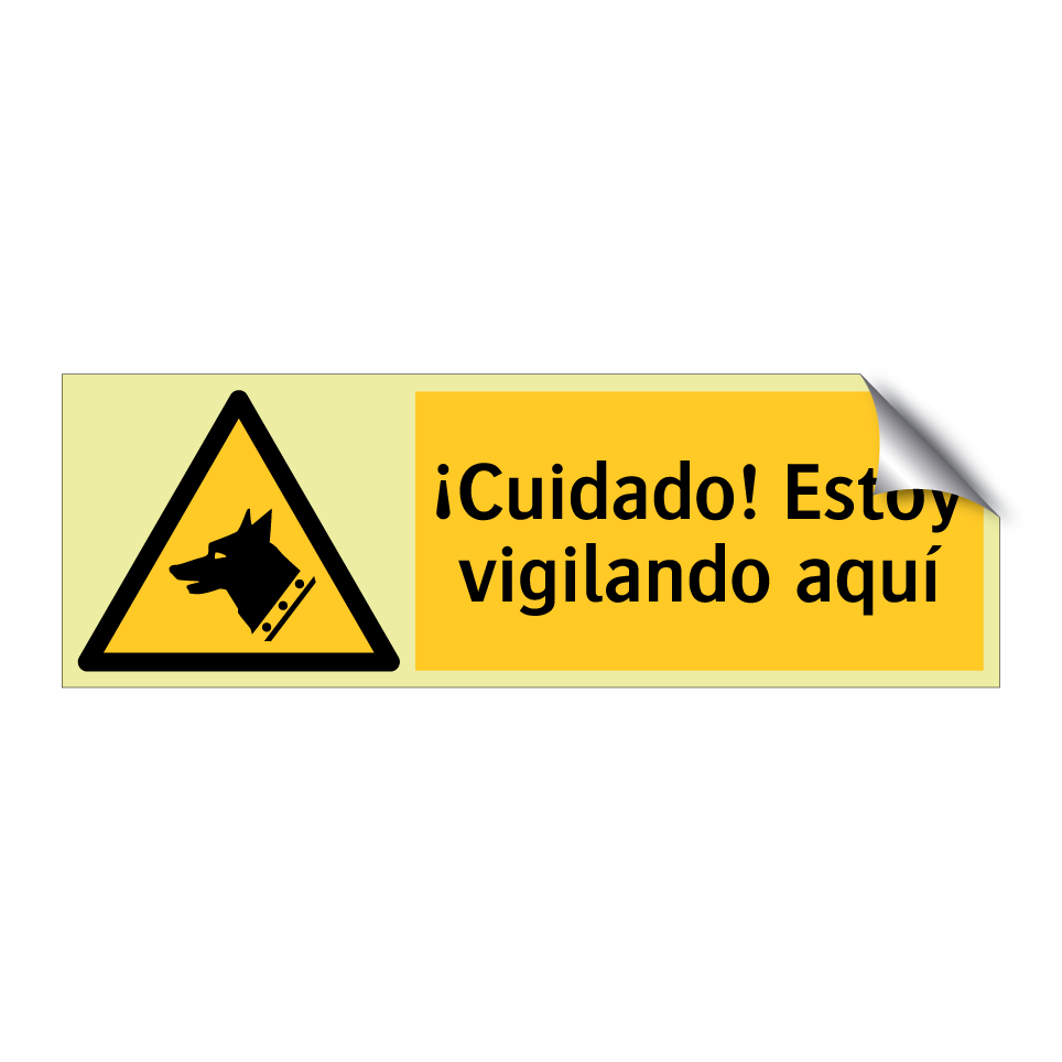 ¡Cuidado! Estoy vigilando aquí