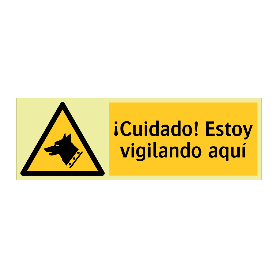 ¡Cuidado! Estoy vigilando aquí