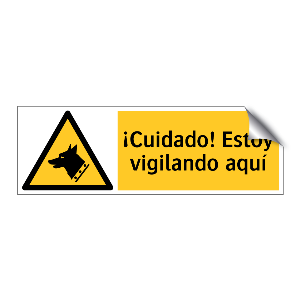 ¡Cuidado! Estoy vigilando aquí