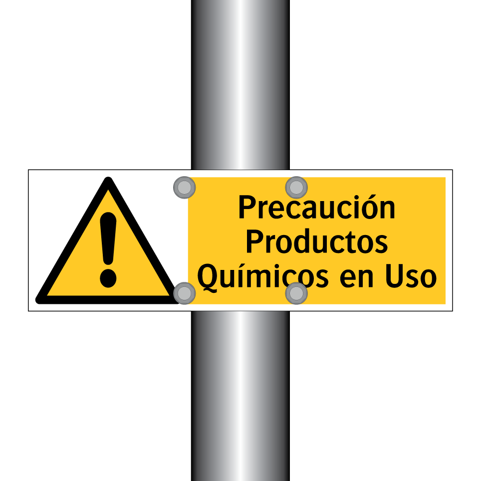 Precaución Productos Químicos en Uso