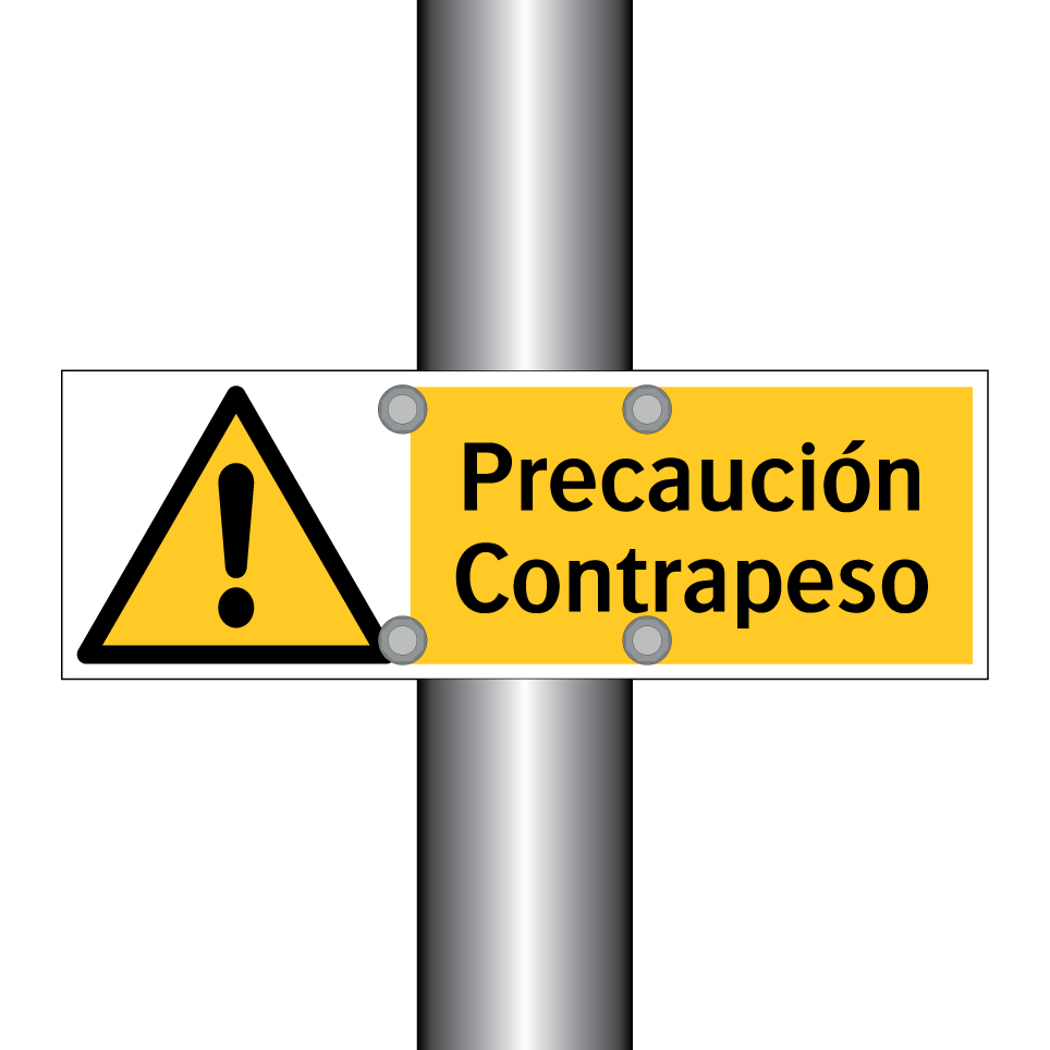 Precaución Contrapeso