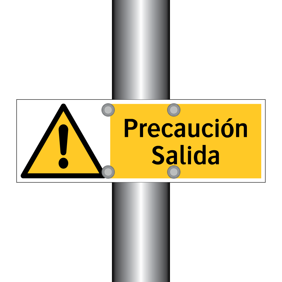 Precaución Salida