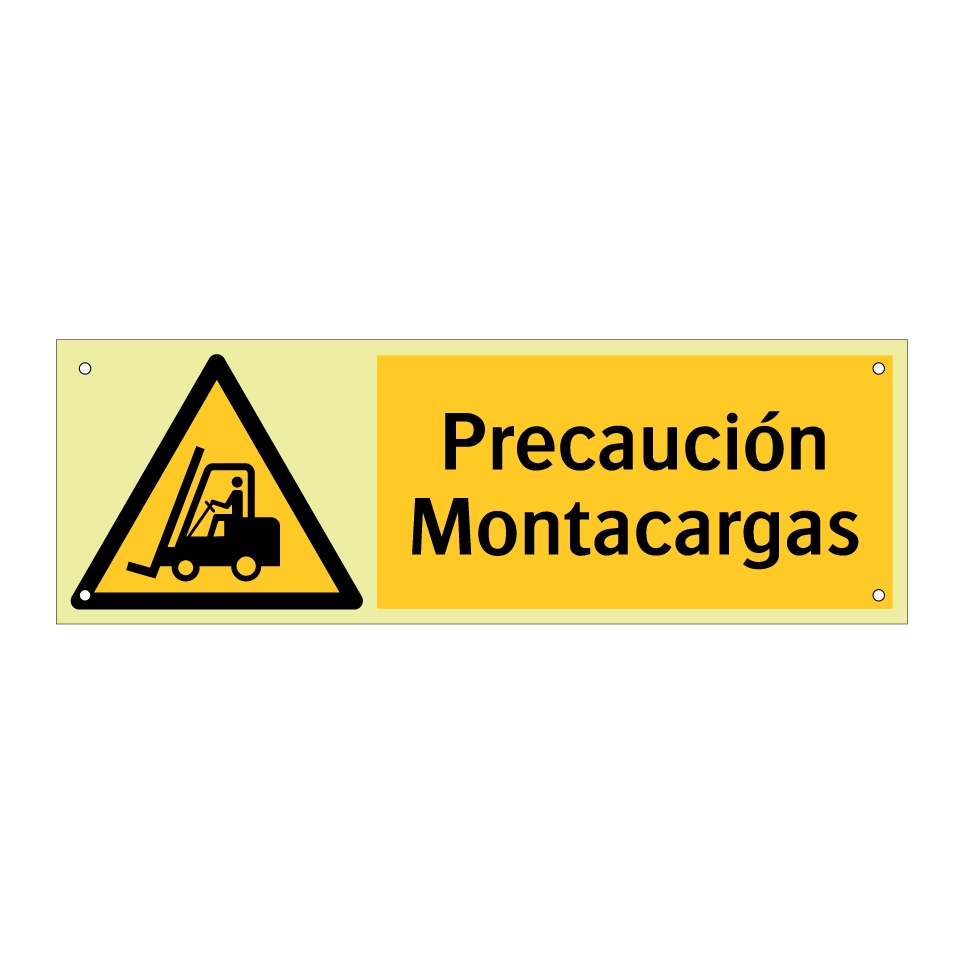 Precaución Montacargas