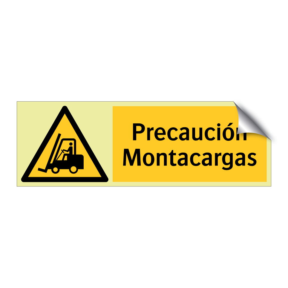 Precaución Montacargas