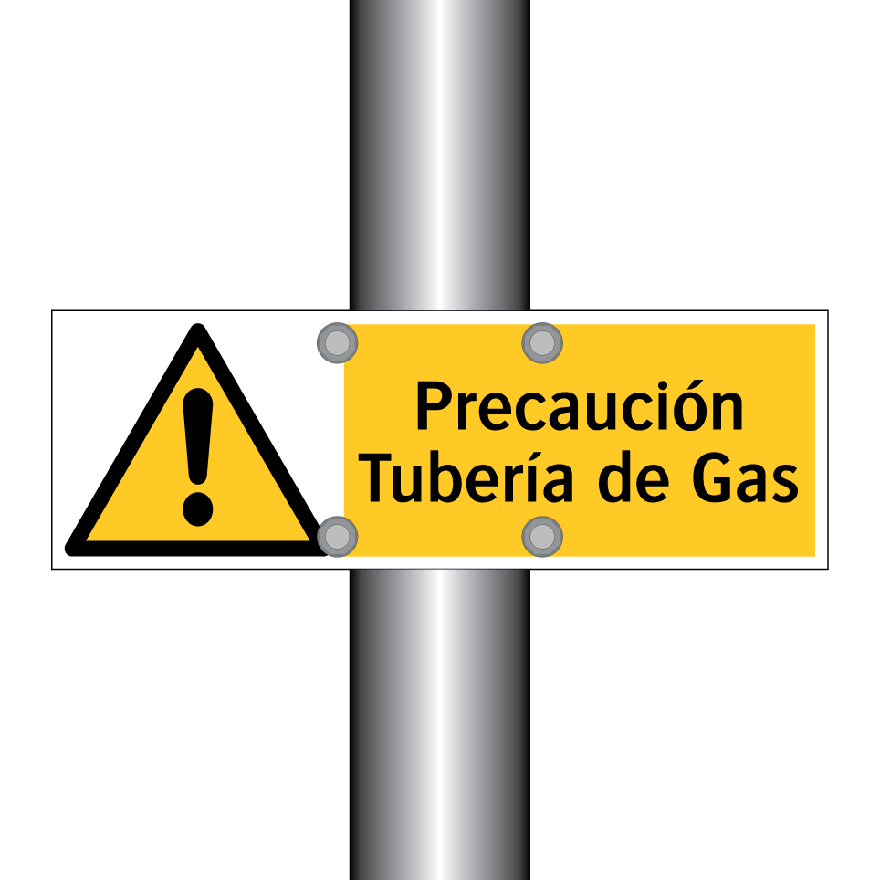 Precaución Tubería de Gas