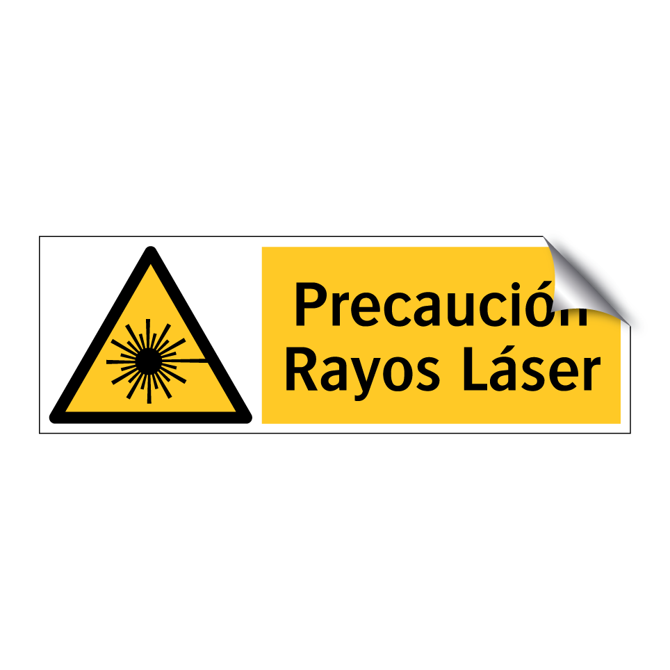 Precaución Rayos Láser