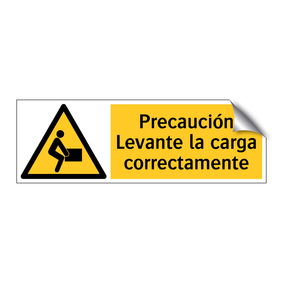 Precaución Levante la carga correctamente