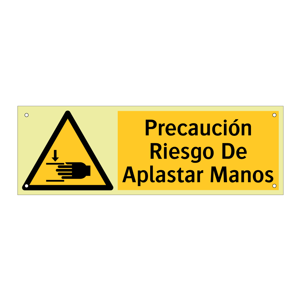 Precaución Riesgo De Aplastar Manos