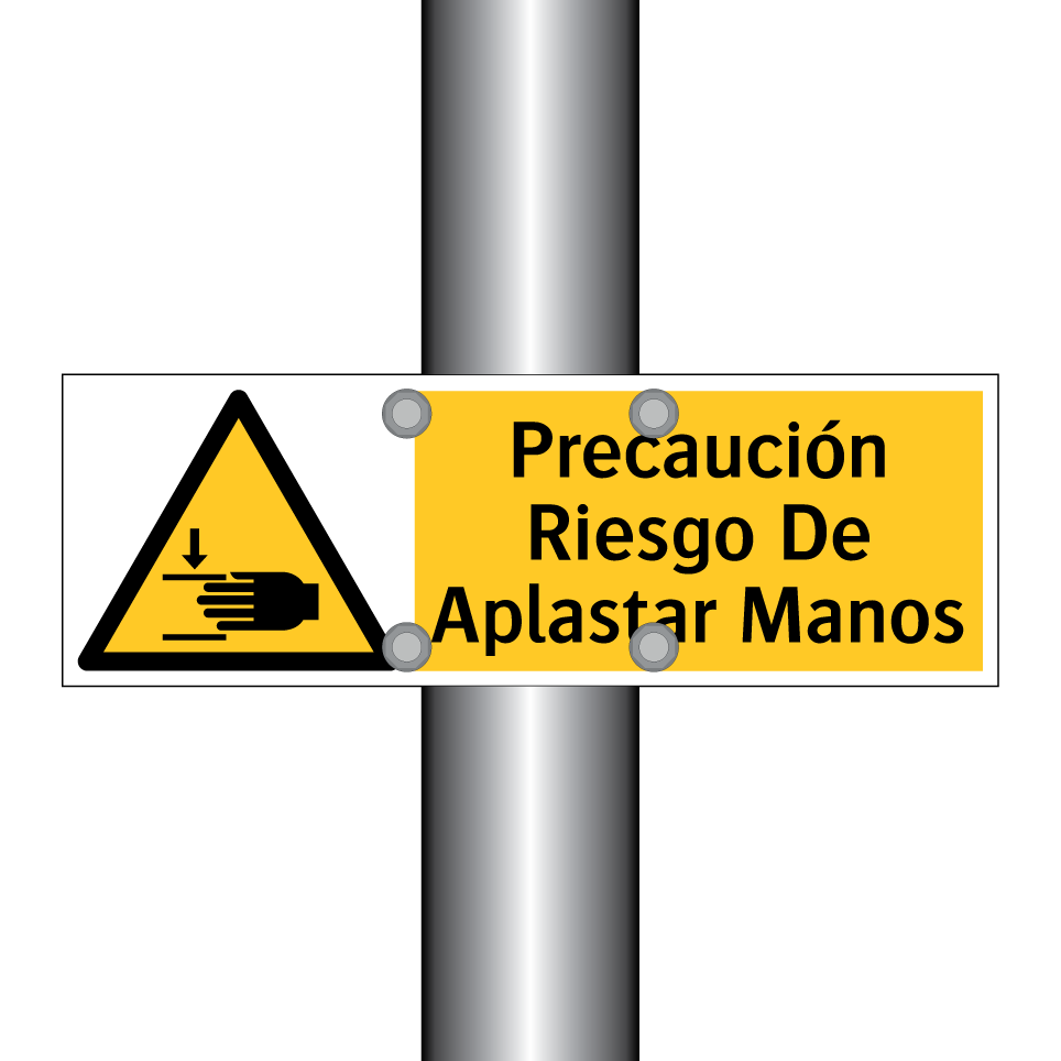 Precaución Riesgo De Aplastar Manos