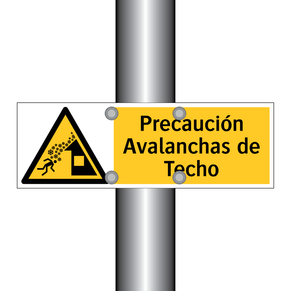 Precaución Avalanchas de Techo