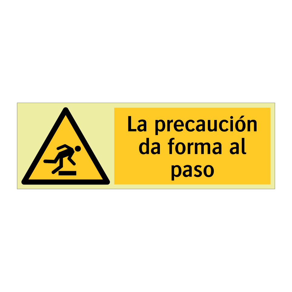La precaución da forma al paso