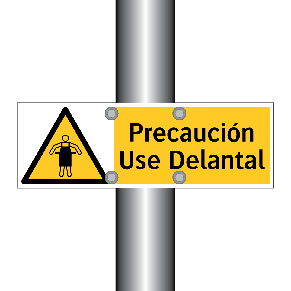 Precaución Use Delantal