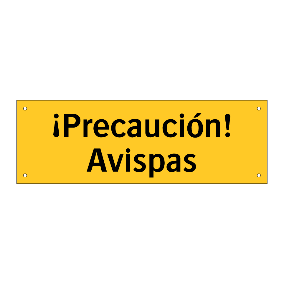 ¡Precaución! Avispas
