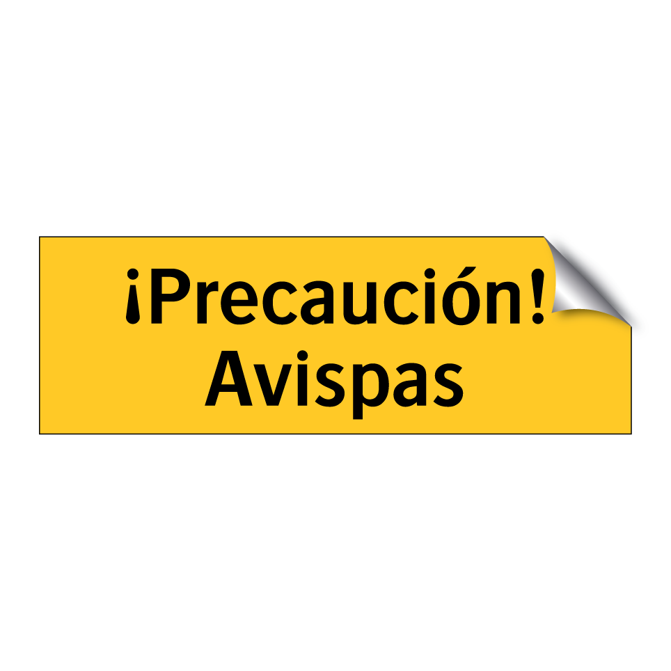 ¡Precaución! Avispas