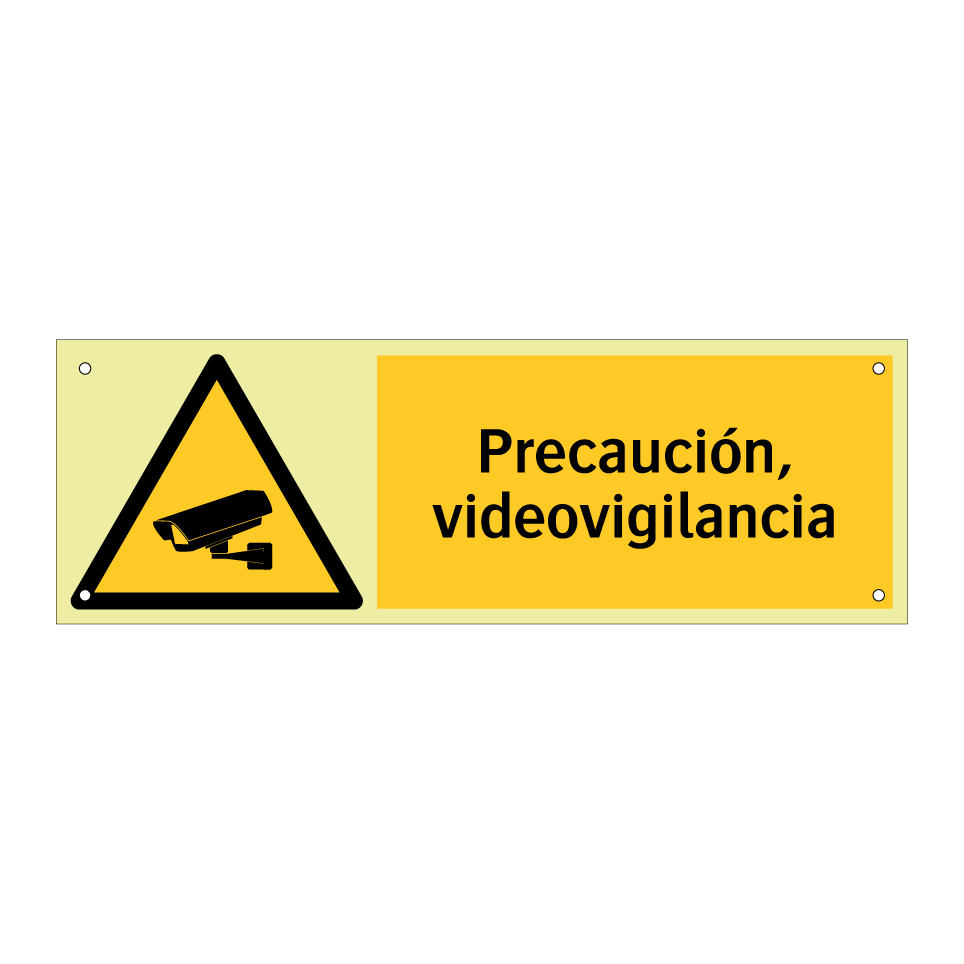 Precaución, videovigilancia