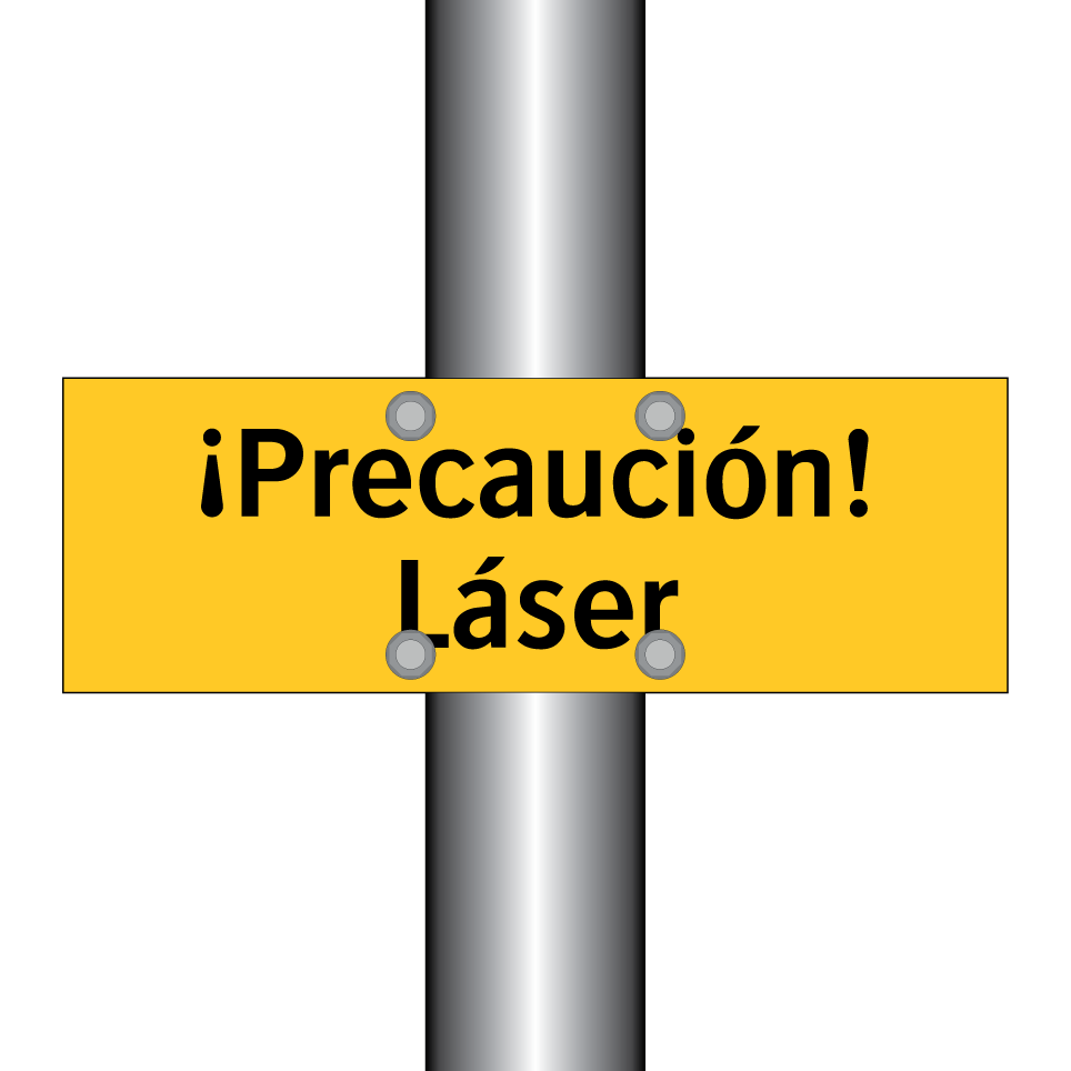 ¡Precaución! Láser